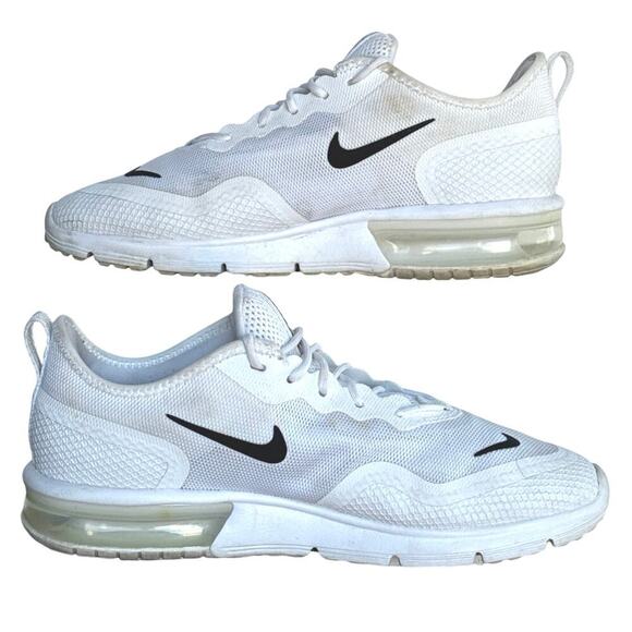 Nike Air Max Sequent 4.5 Running Shoes White Women’s Size 9.5 - Picture 3 of 9